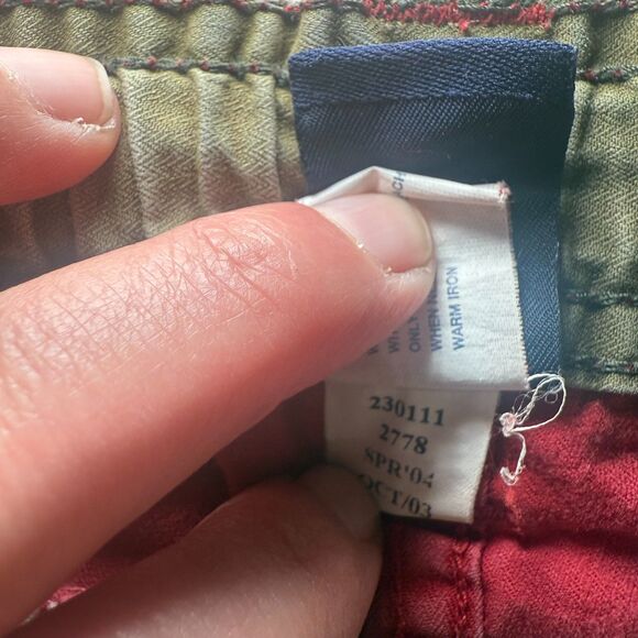 Vintage Red Gap Kids Cargo Shorts size 8 Spring 2004 Line Y2K‎ Preppy - Picture 5 of 7